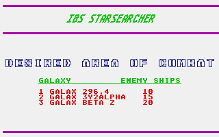 IBS Starsearcher atari screenshot